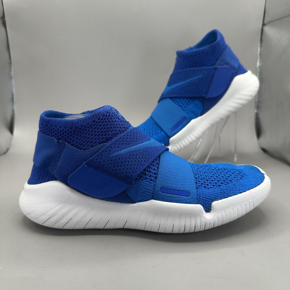 Nike Free RN Motion Flyknit 2018 Shoes Womens Size 8.5 Blue Running 942841-400